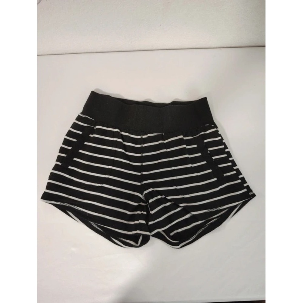 Athletic Works Women's Black & White Striped Shorts - Size XS